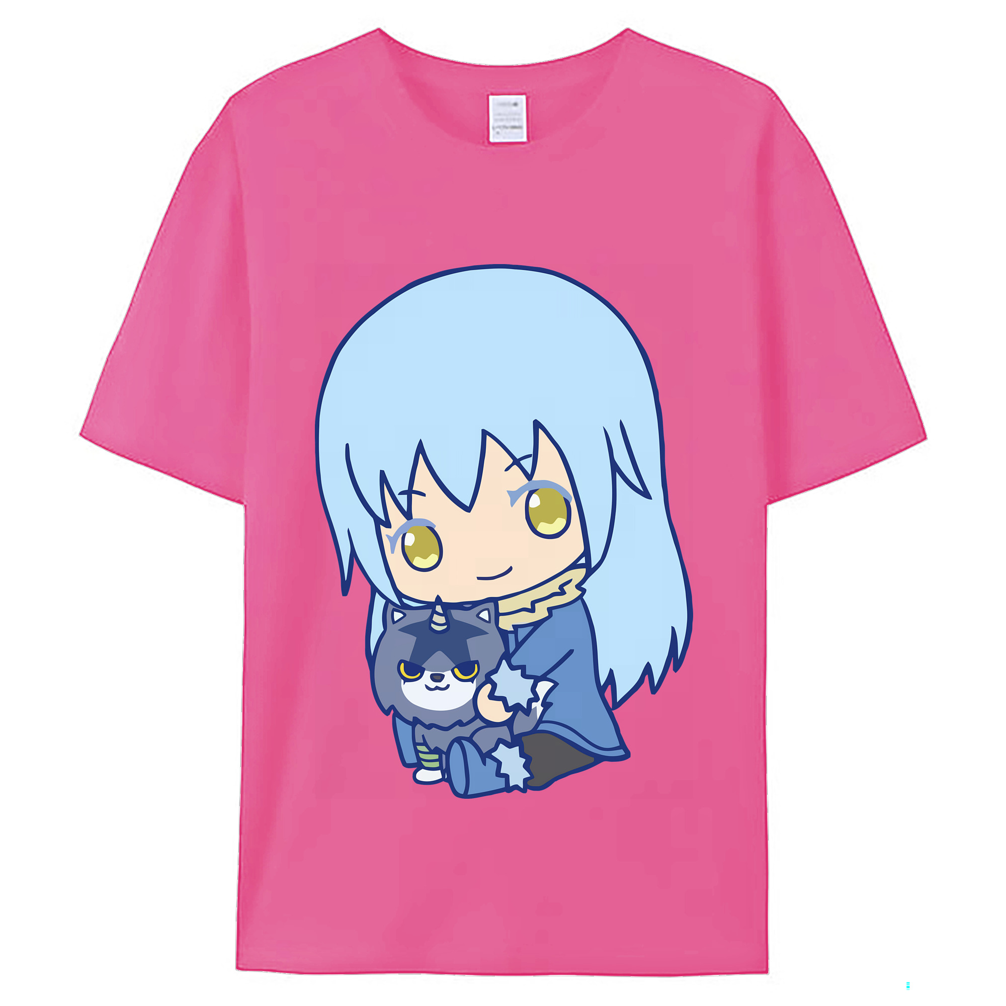 （画像用） 転スラ Regarding Reincarnated to Slime レディースカジュアルプリントTシャツ（綿100％）